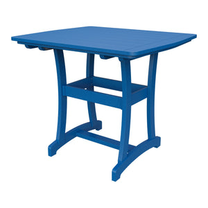 Amish Legacy 4' x 4' Outdoor Bar Table in Blue