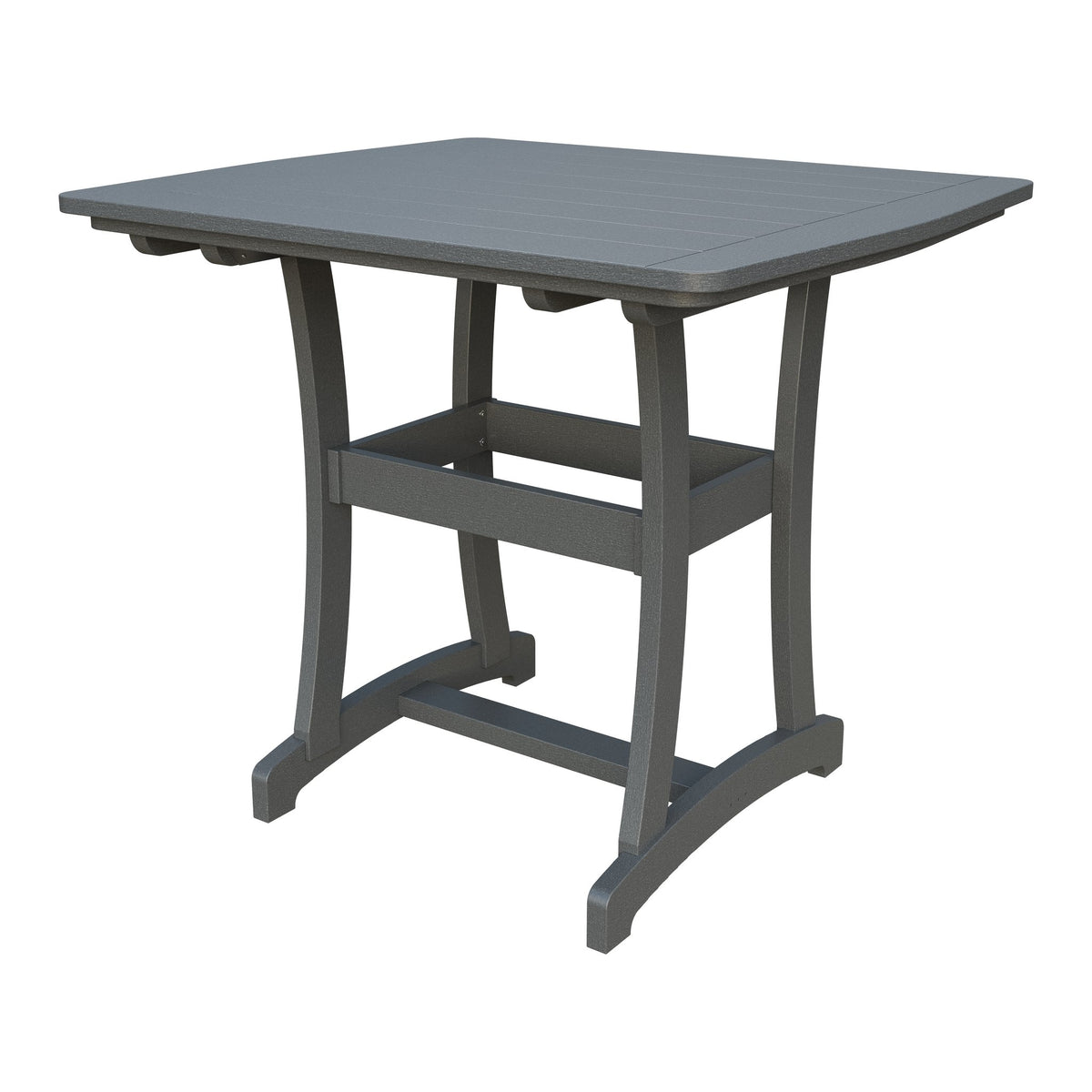 Amish Legacy 4' x 4' Outdoor Bar Table in Gray