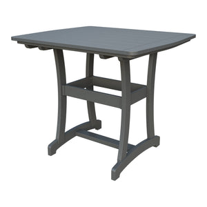 Amish Legacy 4' x 4' Outdoor Bar Table in Gray