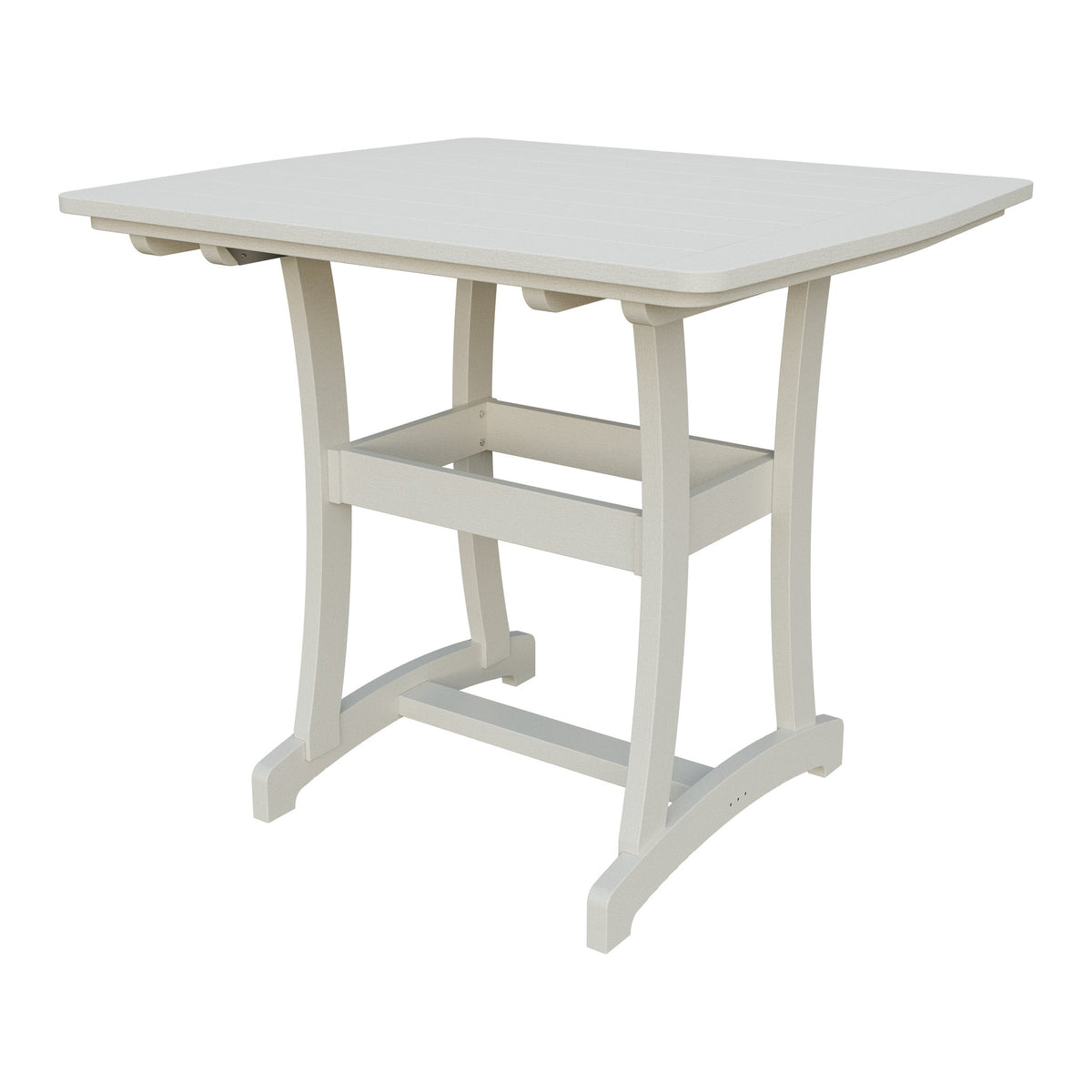 Amish Legacy 4' x 4' Outdoor Bar Table in Ivory