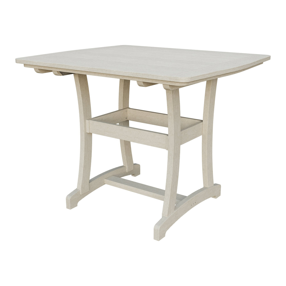 Amish Legacy 4' x 4' Outdoor Bar Table in Seashell