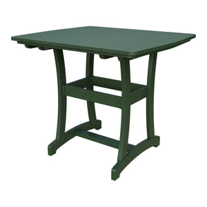 Amish Legacy 4' x 4' Outdoor Bar Table in Turf Green