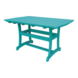 Amish Legacy 4' x 6' Outdoor Counter Table in Aruba Blue