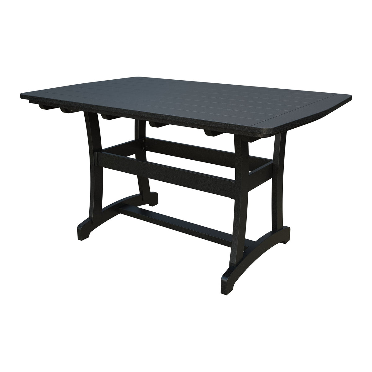 Amish Legacy 4' x 6' Outdoor Counter Table in Black