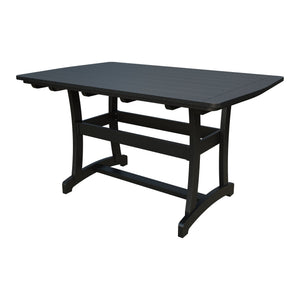 Amish Legacy 4' x 6' Outdoor Counter Table in Black