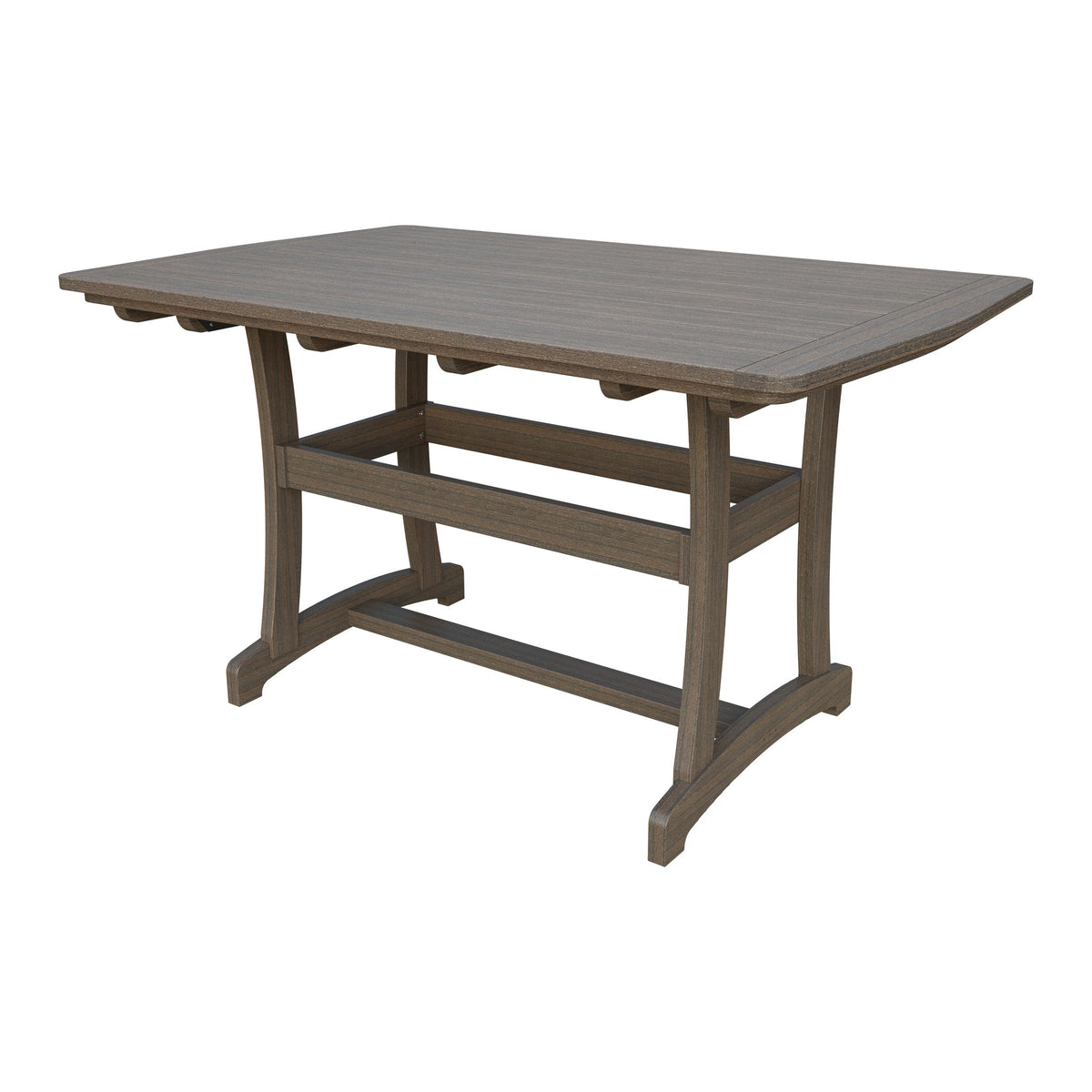 Amish Legacy 4' x 6' Outdoor Counter Table in Brazilian Walnut