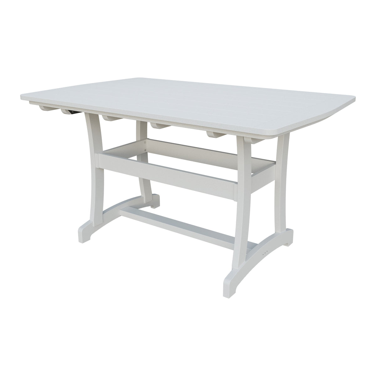 Amish Legacy 4' x 6' Outdoor Counter Table in Bright White