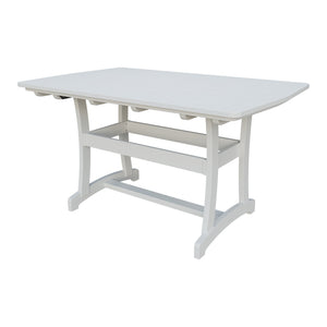 Amish Legacy 4' x 6' Outdoor Counter Table in Bright White
