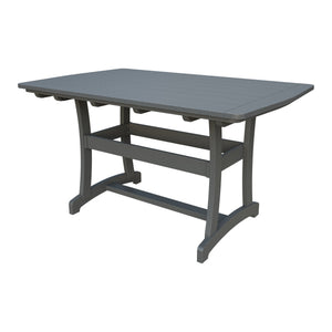 Amish Legacy 4' x 6' Outdoor Counter Table in Gray