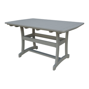 Amish Legacy 4' x 6' Outdoor Counter Table in Light Gray