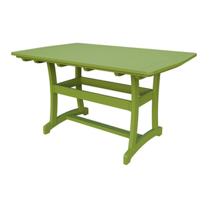 Amish Legacy 4' x 6' Outdoor Counter Table in Tropical Lime Green