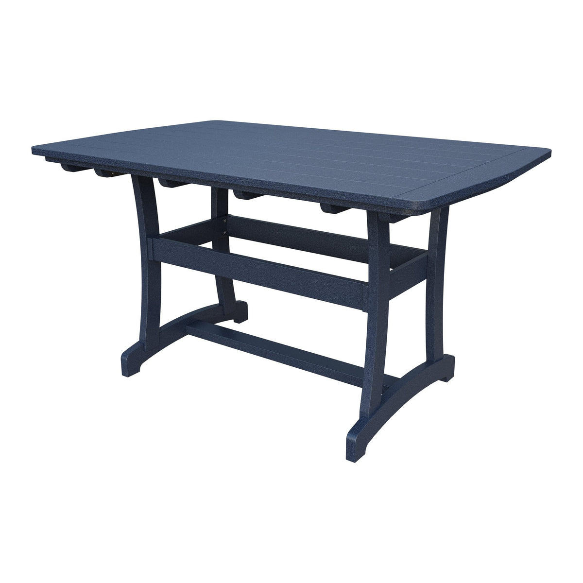 Amish Legacy 4' x 6' Outdoor Counter Table in Patriot Blue