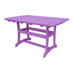 Amish Legacy 4' x 6' Outdoor Counter Table in Bright Purple