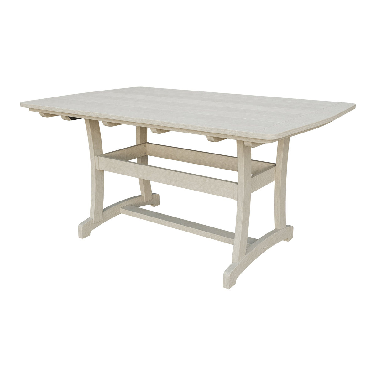 Amish Legacy 4' x 6' Outdoor Counter Table in Seashell