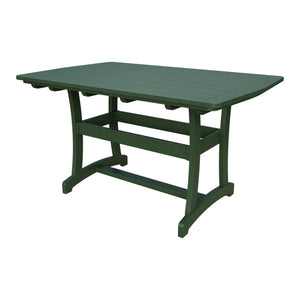 Amish Legacy 4' x 6' Outdoor Counter Table in Turf Green