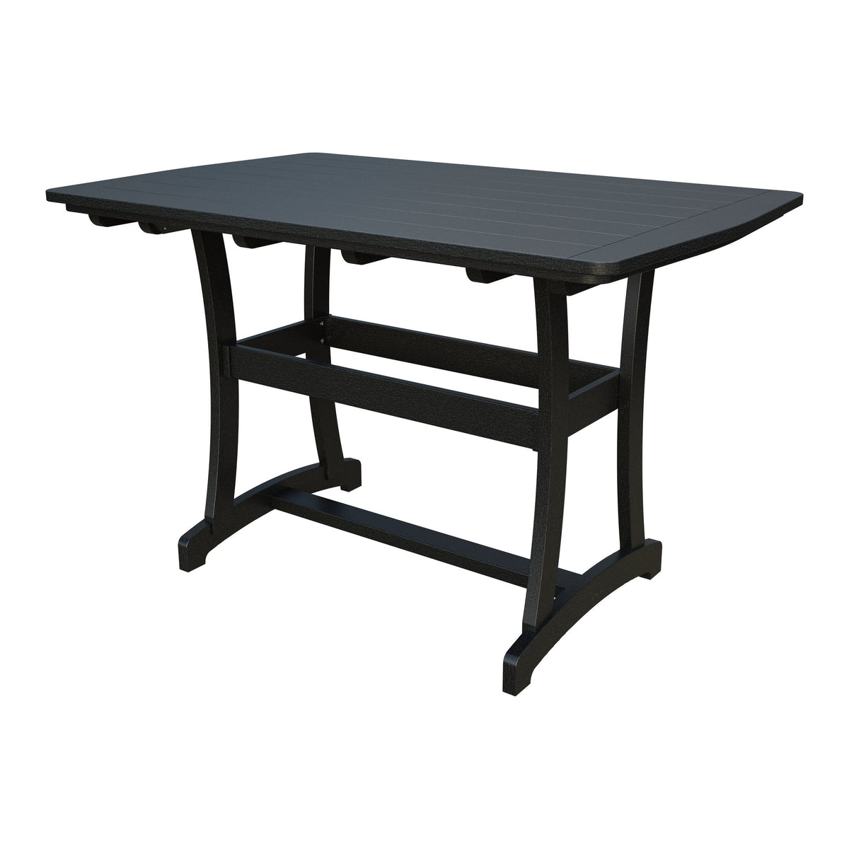 Amish Legacy 4' x 6' Outdoor Bar Table in Black