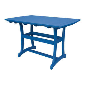 Amish Legacy 4' x 6' Outdoor Bar Table in Blue