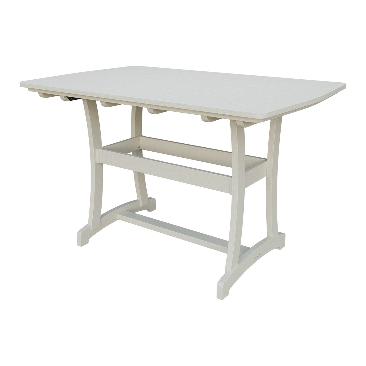 Amish Legacy 4' x 6' Outdoor Bar Table in Ivory