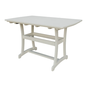 Amish Legacy 4' x 6' Outdoor Bar Table in Ivory