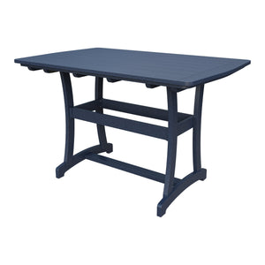 Amish Legacy 4' x 6' Outdoor Bar Table in Patriot Blue