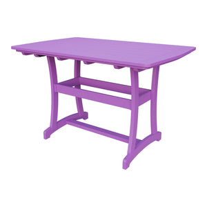 Amish Legacy 4' x 6' Outdoor Bar Table in Bright Purple