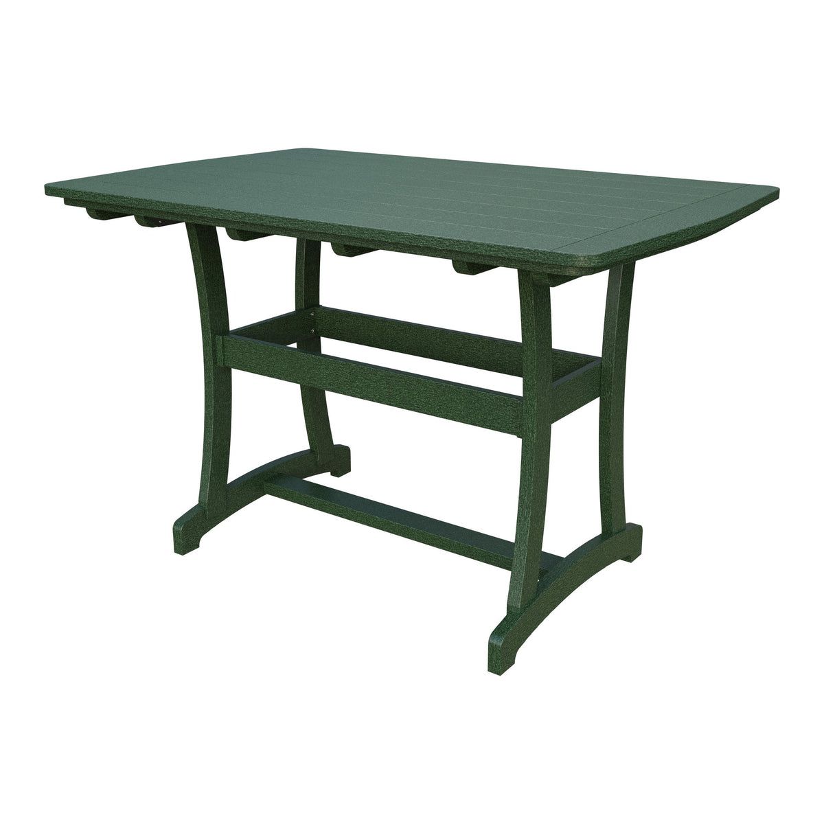 Amish Legacy 4' x 6' Outdoor Bar Table in Turf Green