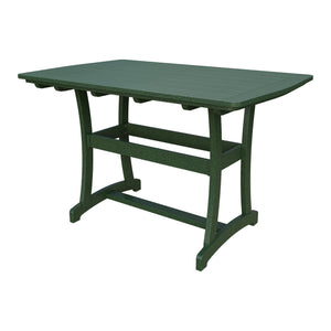 Amish Legacy 4' x 6' Outdoor Bar Table in Turf Green