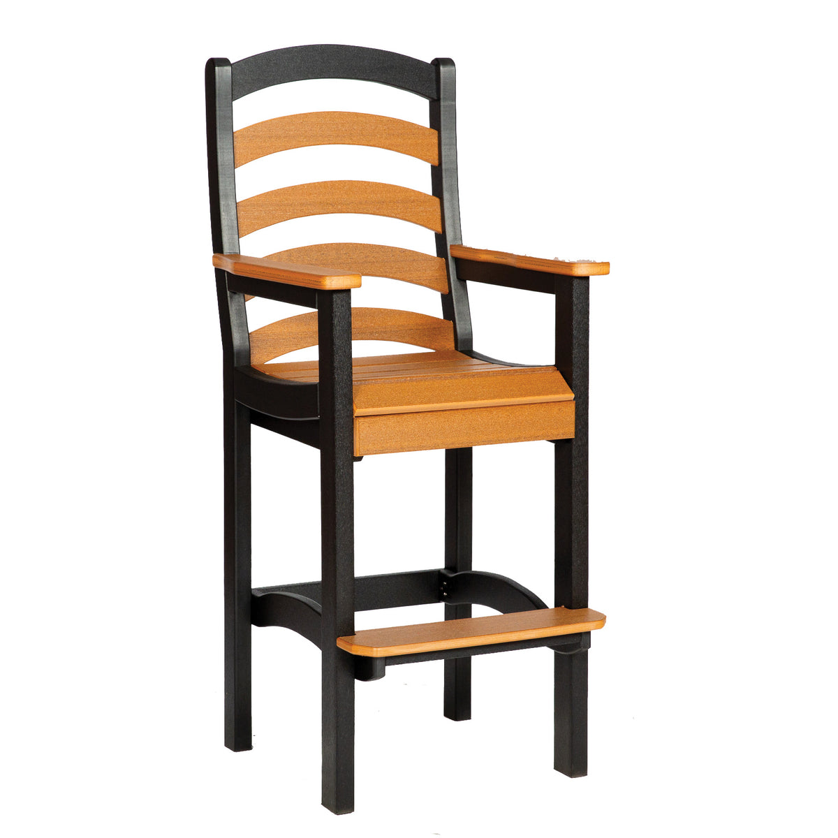 Amish Nashau Poly Patio Bar Chair w/arm
