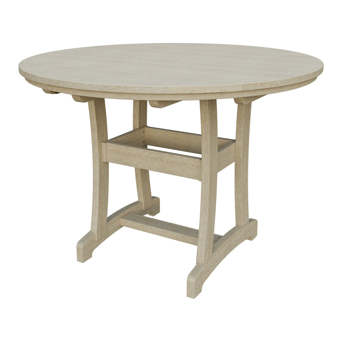 Amish Legacy 54" Round Outdoor Counter Table in Birchwood