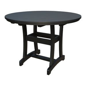 Amish Legacy 54" Round Outdoor Counter Table in Black