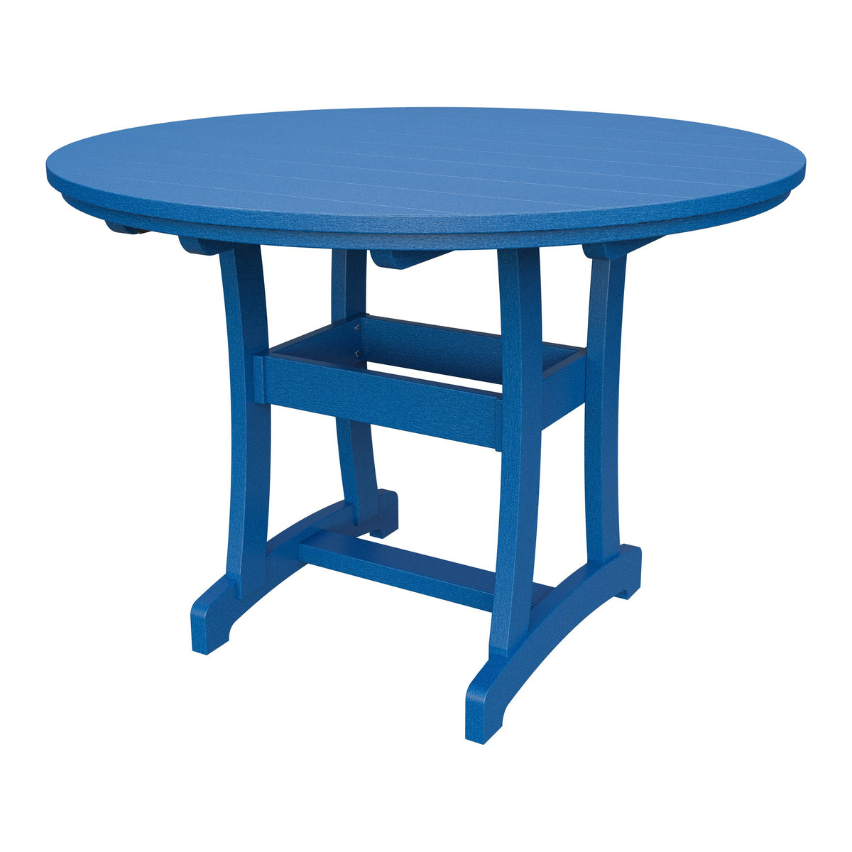 Amish Legacy 54" Round Outdoor Counter Table in Blue