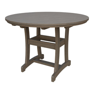 Amish Legacy 54" Round Outdoor Counter Table in Brazilian Walnut