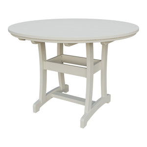 Amish Legacy 54" Round Outdoor Counter Table in Ivory
