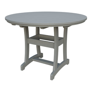 Amish Legacy 54" Round Outdoor Counter Table in Light Gray