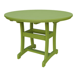 Amish Legacy 54" Round Outdoor Counter Table in Tropical Lime Green