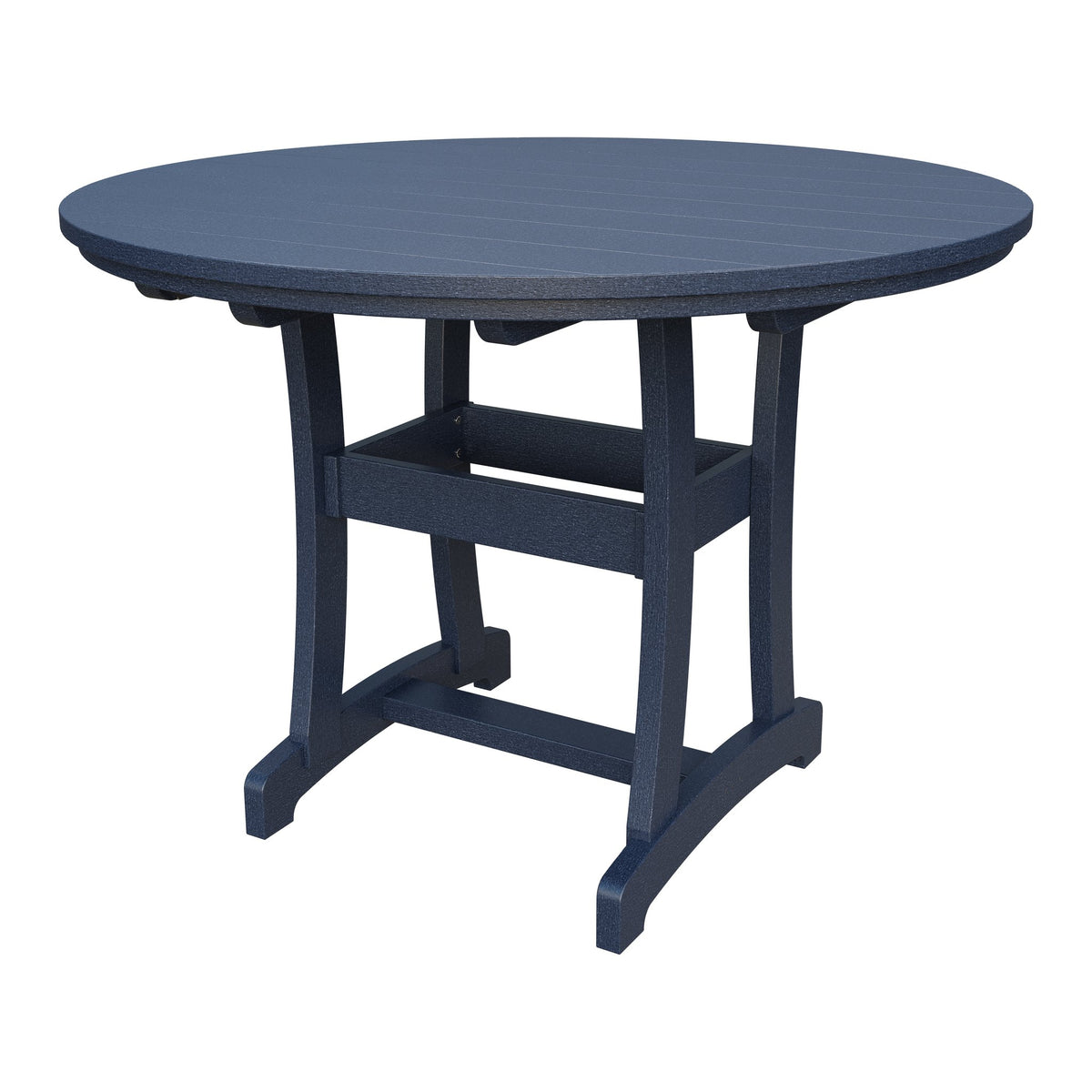 Amish Legacy 54" Round Outdoor Counter Table in Patriot Blue