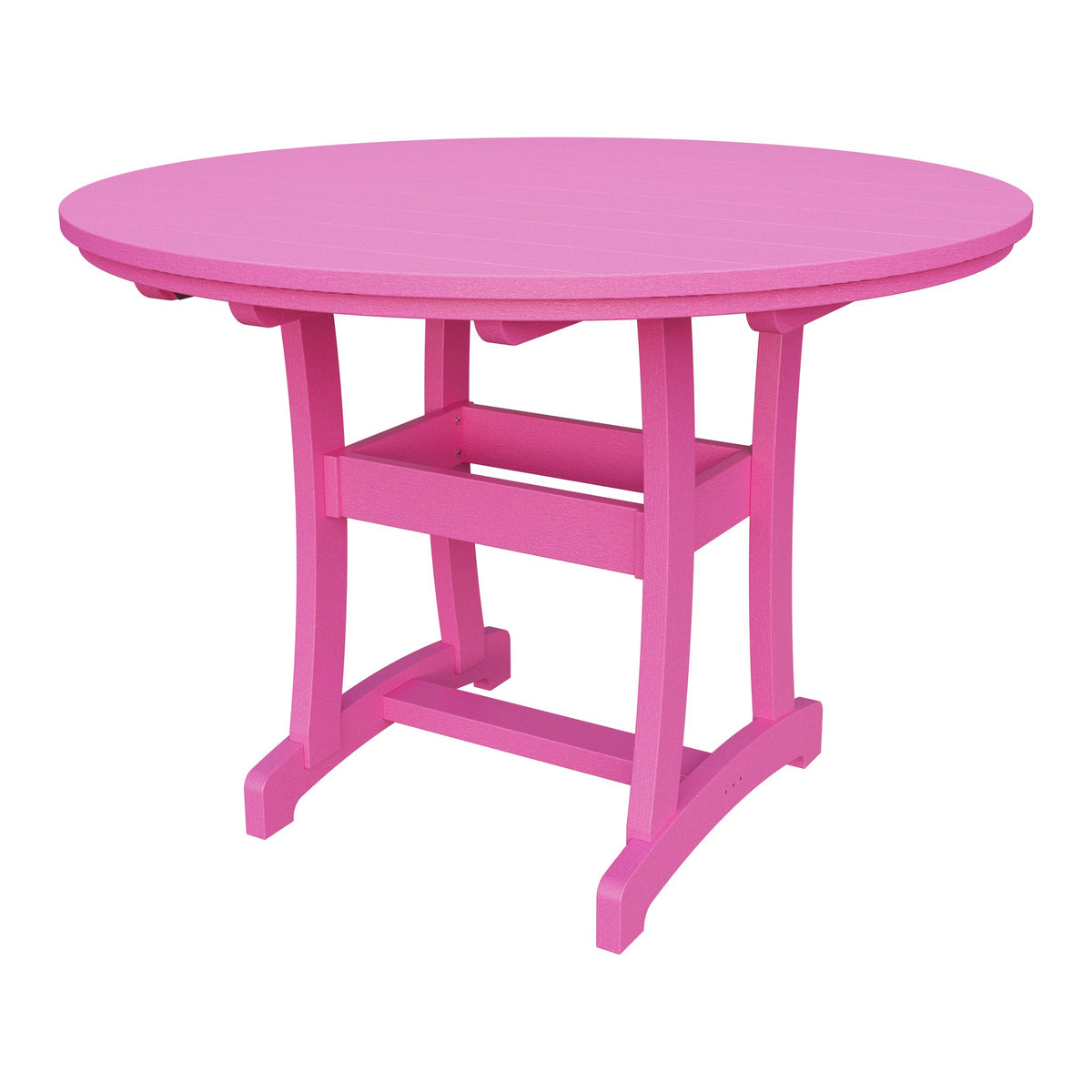 Amish Legacy 54" Round Outdoor Counter Table in Pink