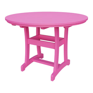 Amish Legacy 54" Round Outdoor Counter Table in Pink