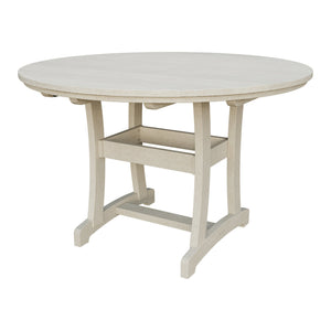 Amish Legacy 54" Round Outdoor Counter Table in Seashell