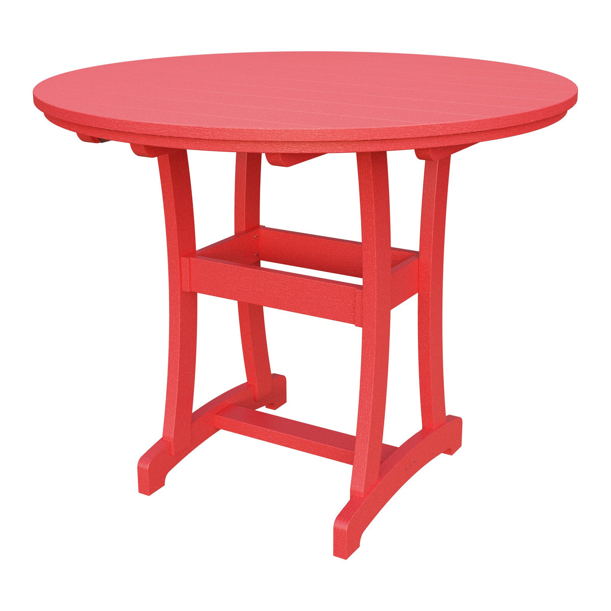 Amish Legacy 54" Round Outdoor Bar Table in Red