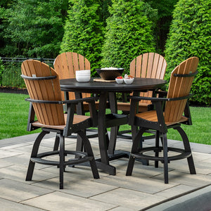 Amish Legacy 54" Round Outdoor Bar Table