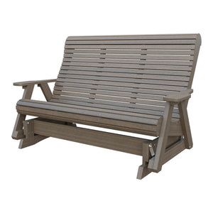 Amish 5' Poly Rollback Glider in Brazilian Walnut