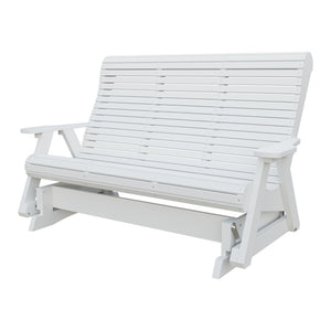 Amish 5' Poly Rollback Glider in Bright White