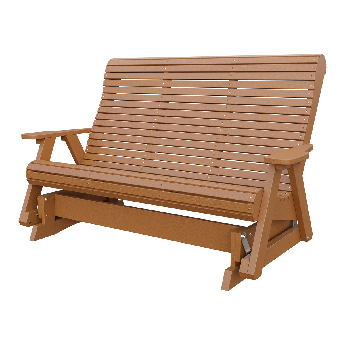Amish 5' Poly Rollback Glider in Cedar