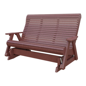 Amish 5' Poly Rollback Glider in Cherrywood