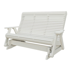 Amish 5' Poly Rollback Glider in Ivory