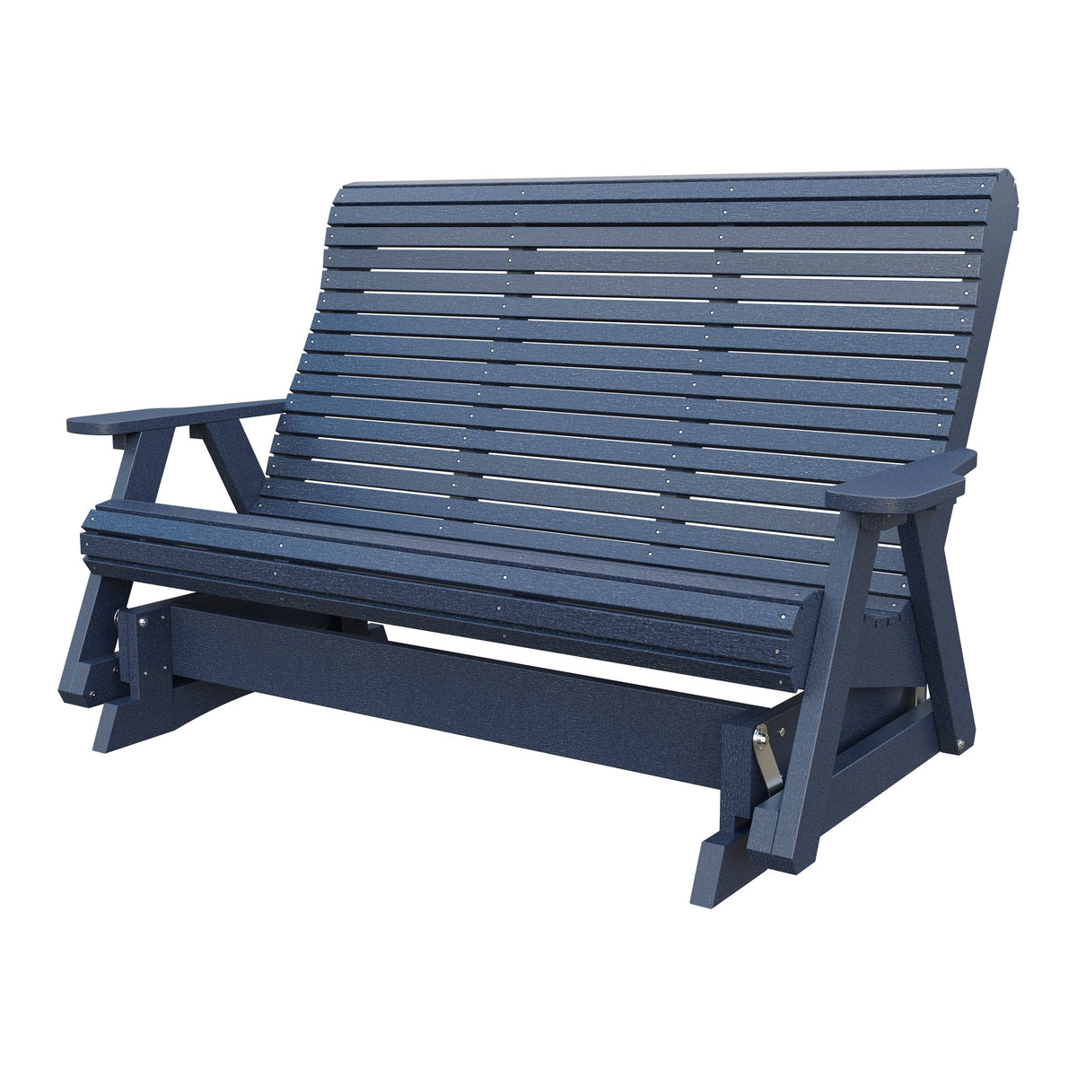 Amish 5' Poly Rollback Glider in Patriot Blue