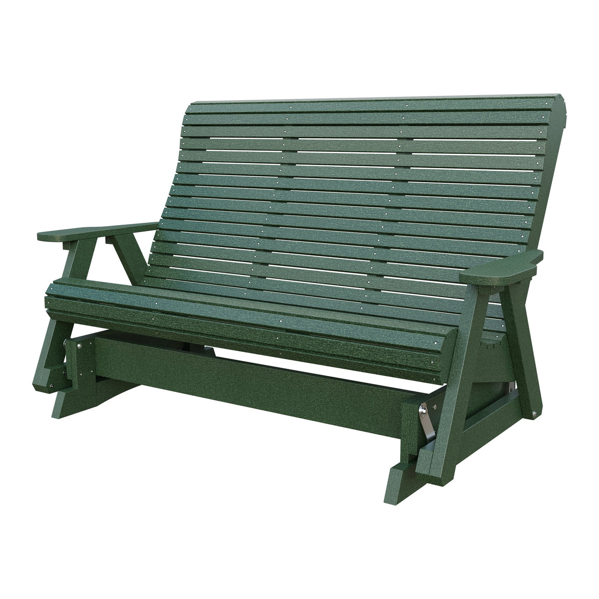 Amish 5' Poly Rollback Glider in Turf Green