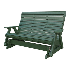 Amish 5' Poly Rollback Glider in Turf Green