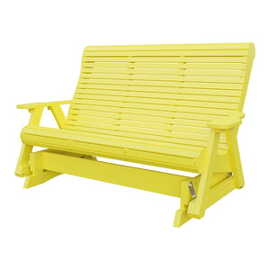 Amish 5' Poly Rollback Glider in Lemon Yellow